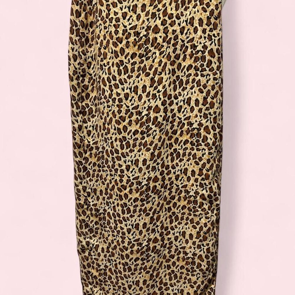 Vintage Surya Leopard Print Maxi Skirt